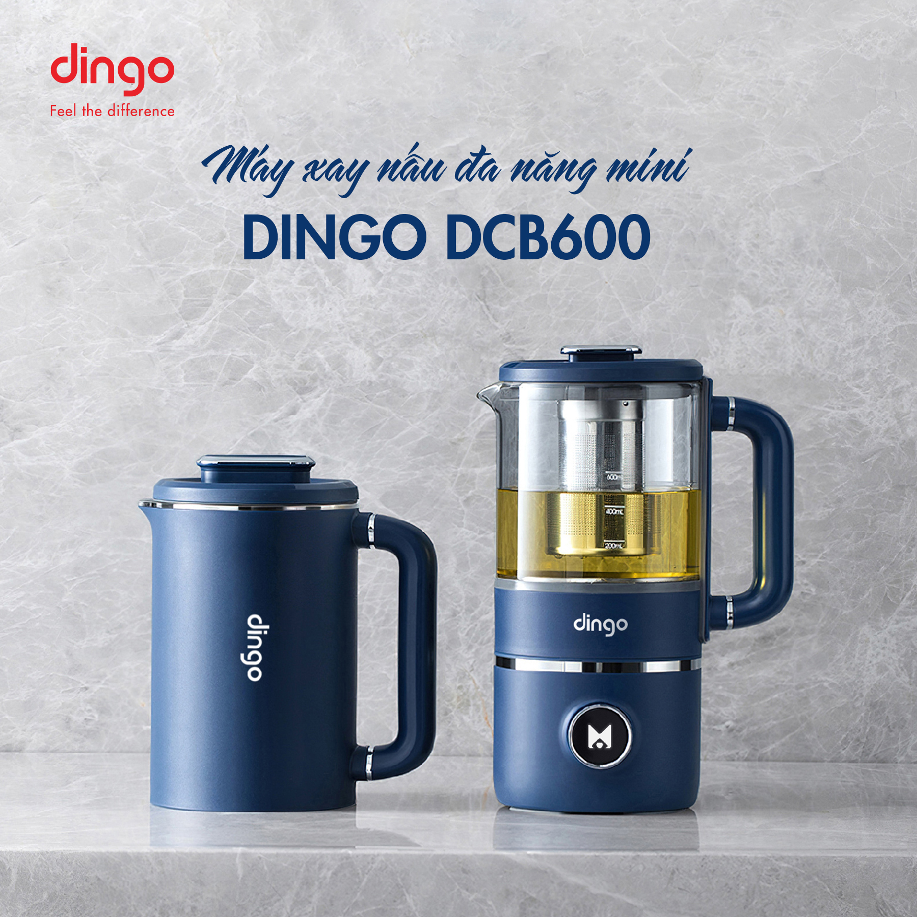 Máy xay nấu đa năng mini DINGO DCB600.