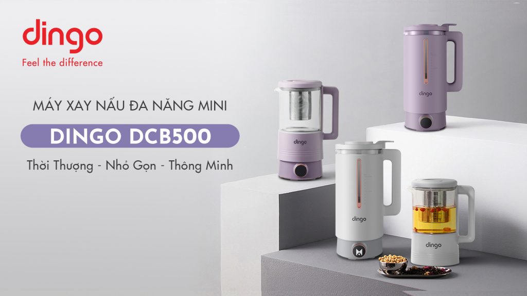 DINGO DCB500 – Thế hệ máy làm sữa hạt mini mới bắt kịp xu hướng healthy của dân công sở