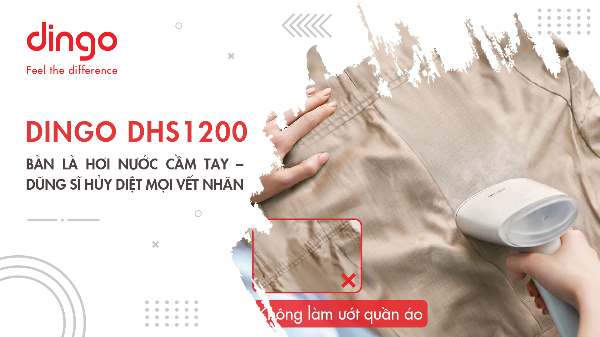 Bàn là hơi nước DINGO DHS1200