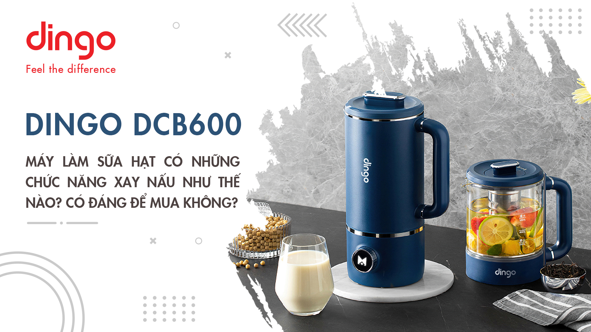 Máy làm sữa hạt DINGO DCB600 có đáng để mua không?